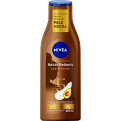 Hidratante nivea 200ml cuidado intenso pele negra