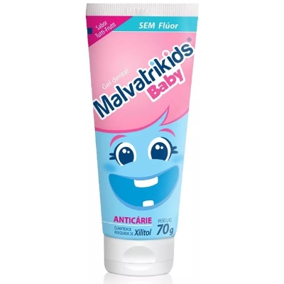 CREME DENTAL MALVATRIKIDS SEM, MALVATRIKIDS BABY 70G