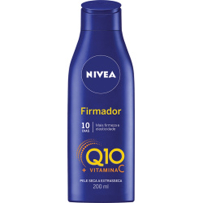 Hidr. nivea 200ml firmador q10 vitamina c pele seca