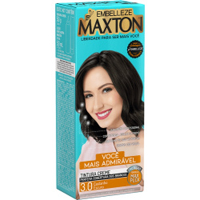Tint. maxton kit 3.0 castanho escuro harm