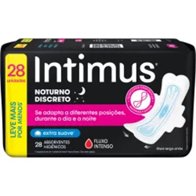 Abs. intimus dia/noite ultra fino c/28 un