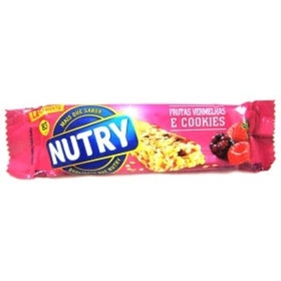 Barra cereal nutry 22g frutas vermelhas