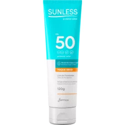 Protetor solar sunless fps 50 120 g
