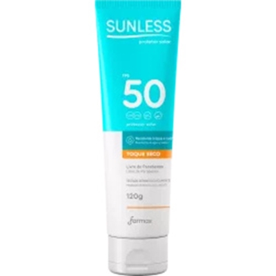 PROTETOR SOLAR SUNLESS FPS 50 120 G