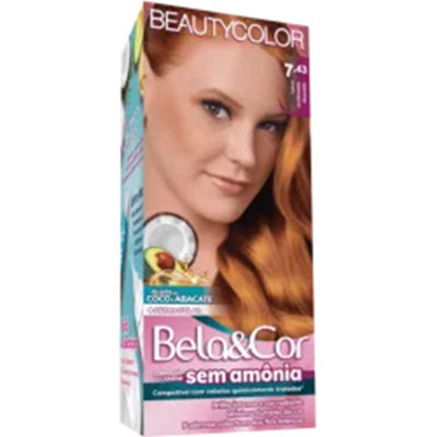 Tint. belacor sem amonia kit 07.43 ruivo acob dou *