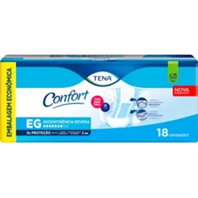 FRALDA GERIATRICA TENA CONFORT MEGA XG 18UN 