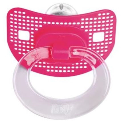 Chupeta lolly star sil o t2 f bt , chup net bico sil orto t2 rosa ref 551501