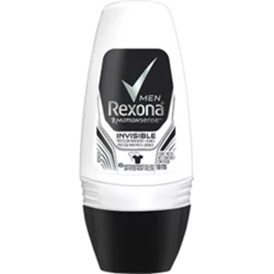 Des. rexona roll-on 50ml invi, rexona masc invisible 50ml