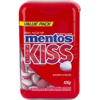 Bala mentos 105g morango