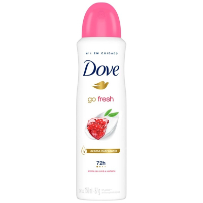 Des. dove aero 89gr go fresh 150ml, roma e verbena 48h