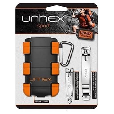 ESTOJO SPORT MERHEJE UNHEX PRETO/LARANJA