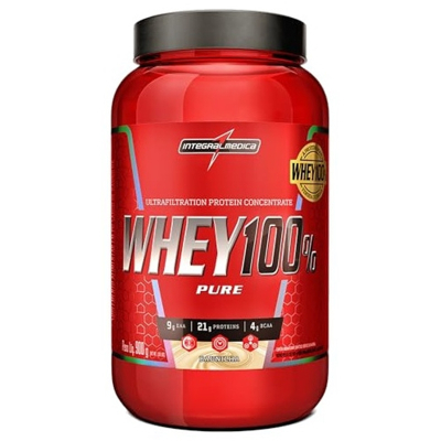Whey 100% pure pote 900g baunilha - integralmedica
