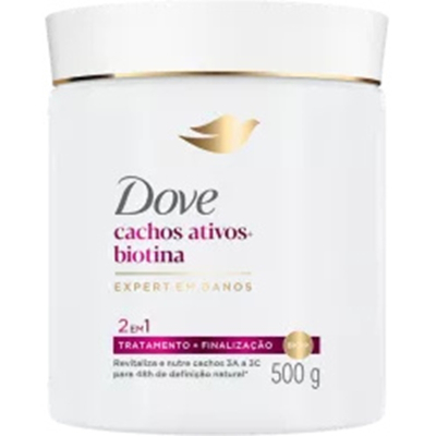 Mascara dove cachos ativos bio 500g