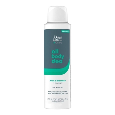 DESODORANTE DOVE ALL BODY AERO 150ML MEN CARE ALOE/BAMBOO