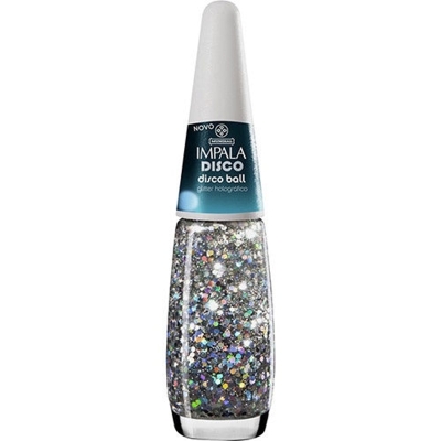 ESMALTE IMPALA BL 7,5ML A COR DA MODA GLITTER - DISCO BALL , IMP COLE DISCO BALL 8ML