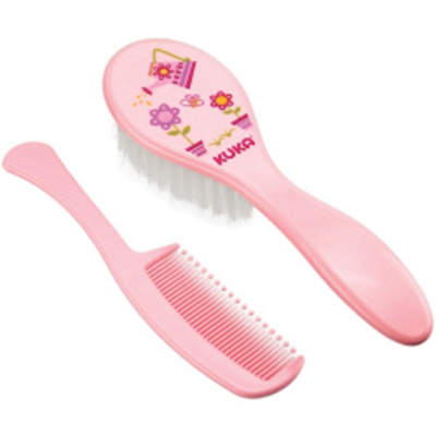 Conj. p/ cabelo rs kuka cod., kuka 7458 escpent rosa kuka