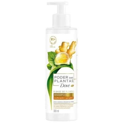 Sh. dove plant pump purif+gengibre 300ml