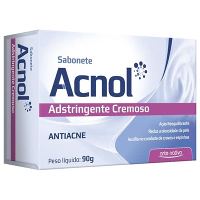 SABONETE ACNOL ADSTRINGENTE CREMOSO 90G