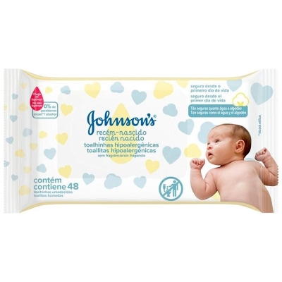 Lenco umed. johnsons baby rec, umed recem nascido 48und