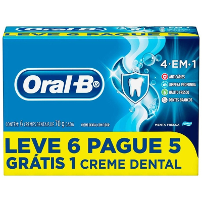Cr. dent. oral-b 70g menta fresca 4 em 1