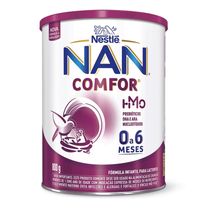 Leite nan 1 comfort 800g, confort 800 gr