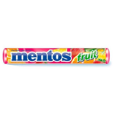 Bala mentos frutas fruit c/14