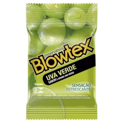 PRESERVATIVO BLOWTEX SABOR UVA VERDE 3 UN