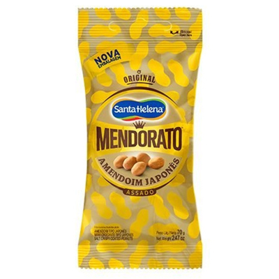 Amendoim japones mendorato 70g assado santa helena