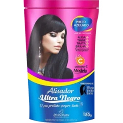ALISANTE ALISA E TINGE MODELO 180G GEL PRETO AZUL