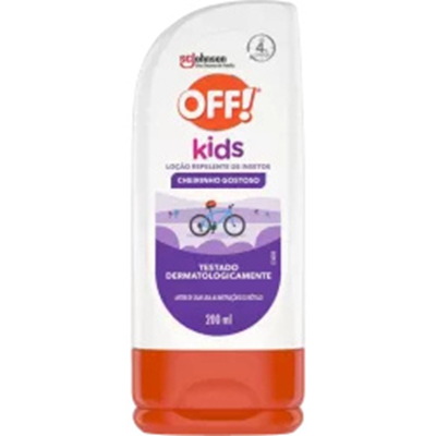Repelente off kids locao 200ml
