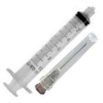 SERINGA 10ML COM AG 25X7 LUER S