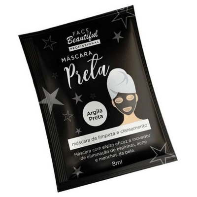 MASCARA FACIAL SACHE NEGRA BEAUTIFUL 10 ML