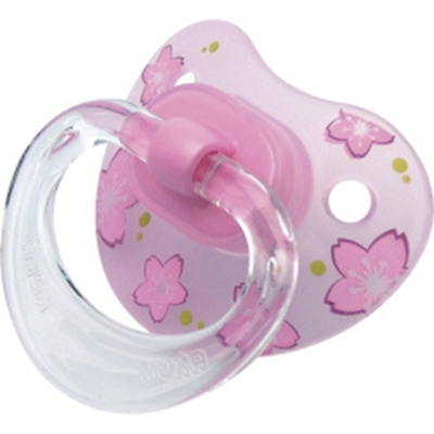 Chupeta kuka premium color sil or rosa 2802 bt, kuka premium orto n1 rosa re2802