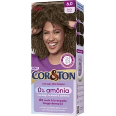 Tint. cor e ton 60 louro escu s/amonia