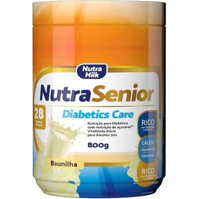 Nutra senior diabetics care baunilha 800g - lhs