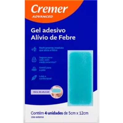 Gel adesivo cremer 04un alivio febre