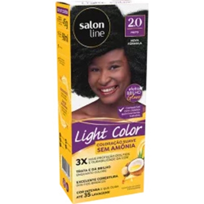 Tint. salon line light color 2.0 preto