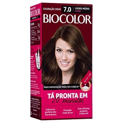 Tint. biocolor 7.0 louro arraso 20min 