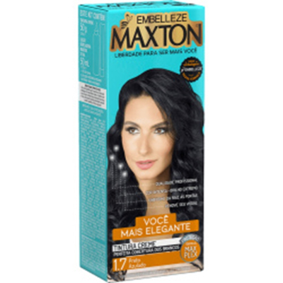 Tint. maxton kit 1.7 preto azulado