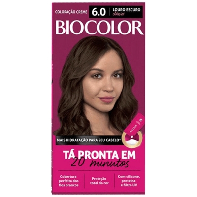 Tint. biocolor kit 6.0 6.0 louro escuro
