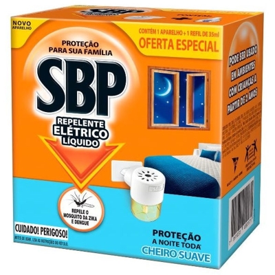 Kit repelente sbp apar+1refil cheiro sv 35ml