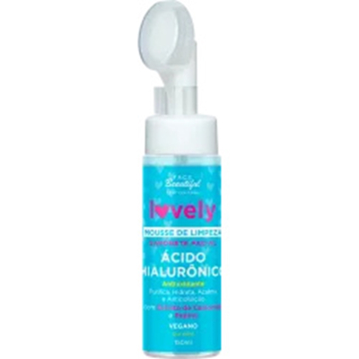Sab. facial face beaut 150ml lovely mousse acido hialu *