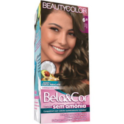 Tint. belacor sem amonia kit 06.0 louro esc *
