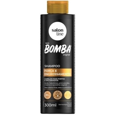 Sh. salon line 300ml sos bomba original - forca e engrossamento