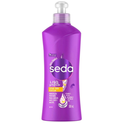 Cr. pent. seda 300ml lissage, pent seda liso perfeito 300ml