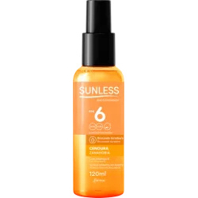 Oleo bronzeador sunless fps6 120ml cenoura farmax