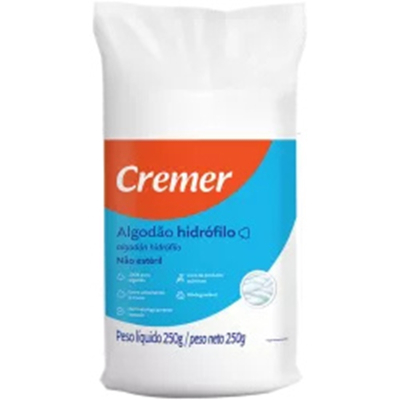 Algodao cremer 250gr, cremer 250g