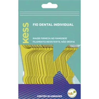 Fio dental kess individual 30, dental kess individual c30 un