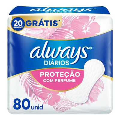 Protetor dia always reg l+p-80un