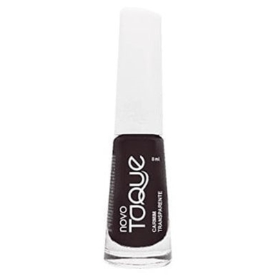 Esm. novo toque carmim transp esm 8ml, novo toque rebu transparente 9ml